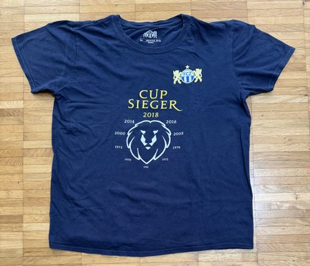 FCZ Cup Sieger T-Shirt 2018 dunkelblau, Top Zustand