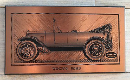 Insegne: Volvo 1927 Kupferstich – Usato da Unterramsern venduto da Havana01