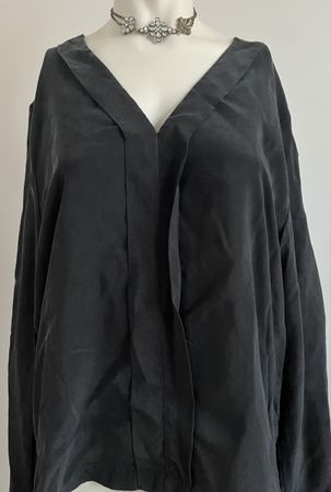 DRYKORN schwarze Bluse, Gr. 36-38, ca.M,