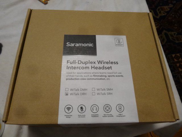 Cuffie: SARAMONIC FULL-DUPLEX WIRELESS INTERCOM HEADSET – Nuovo e nell'imballaggio originale da zürich venduto da ahmad01 2