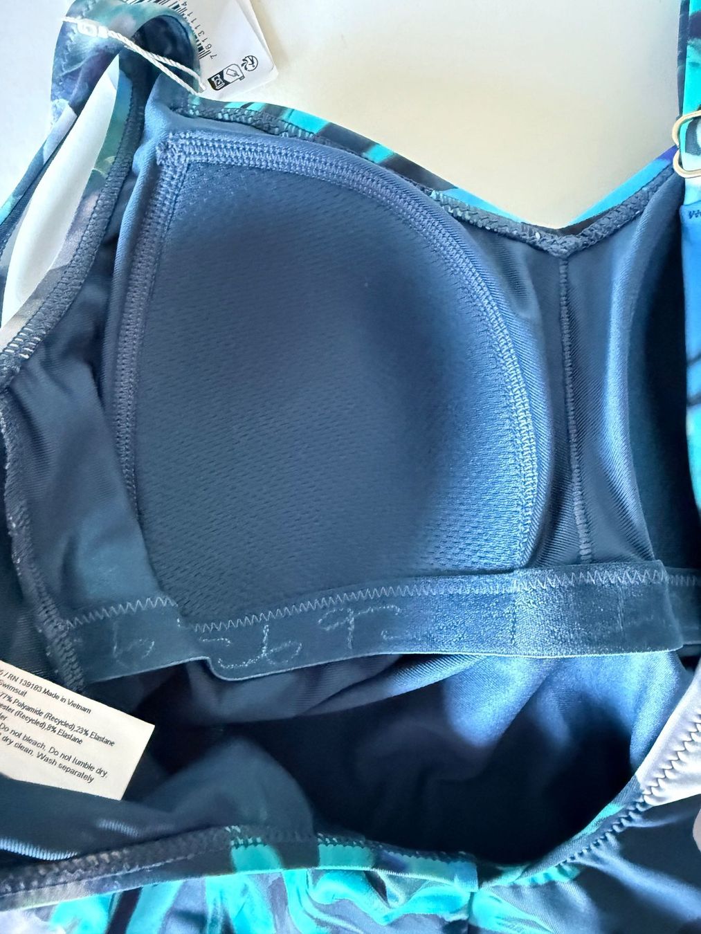 Triumph Costumi da bagno & Bikini: TRIUMPH, Badekleid SUMMER FLEUR, Grösse 38B, Farbe Blau – Nuovo e nell'imballaggio originale da Rudolfstetten venduto da gst_g7xl 5