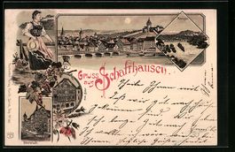 Litho Schaffhausen, Gasthaus zum Ritter,