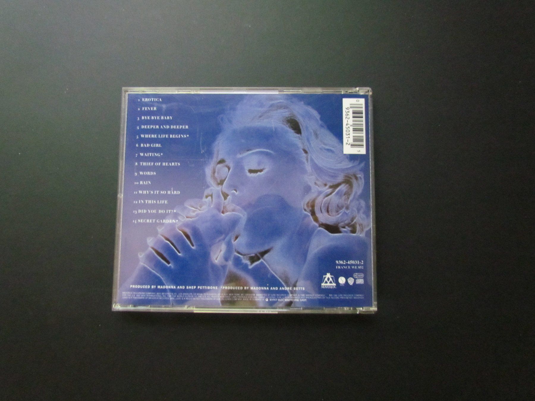 CD: Madonna - Erotica – Usato da Wilen venduto da joe_j8zn 2