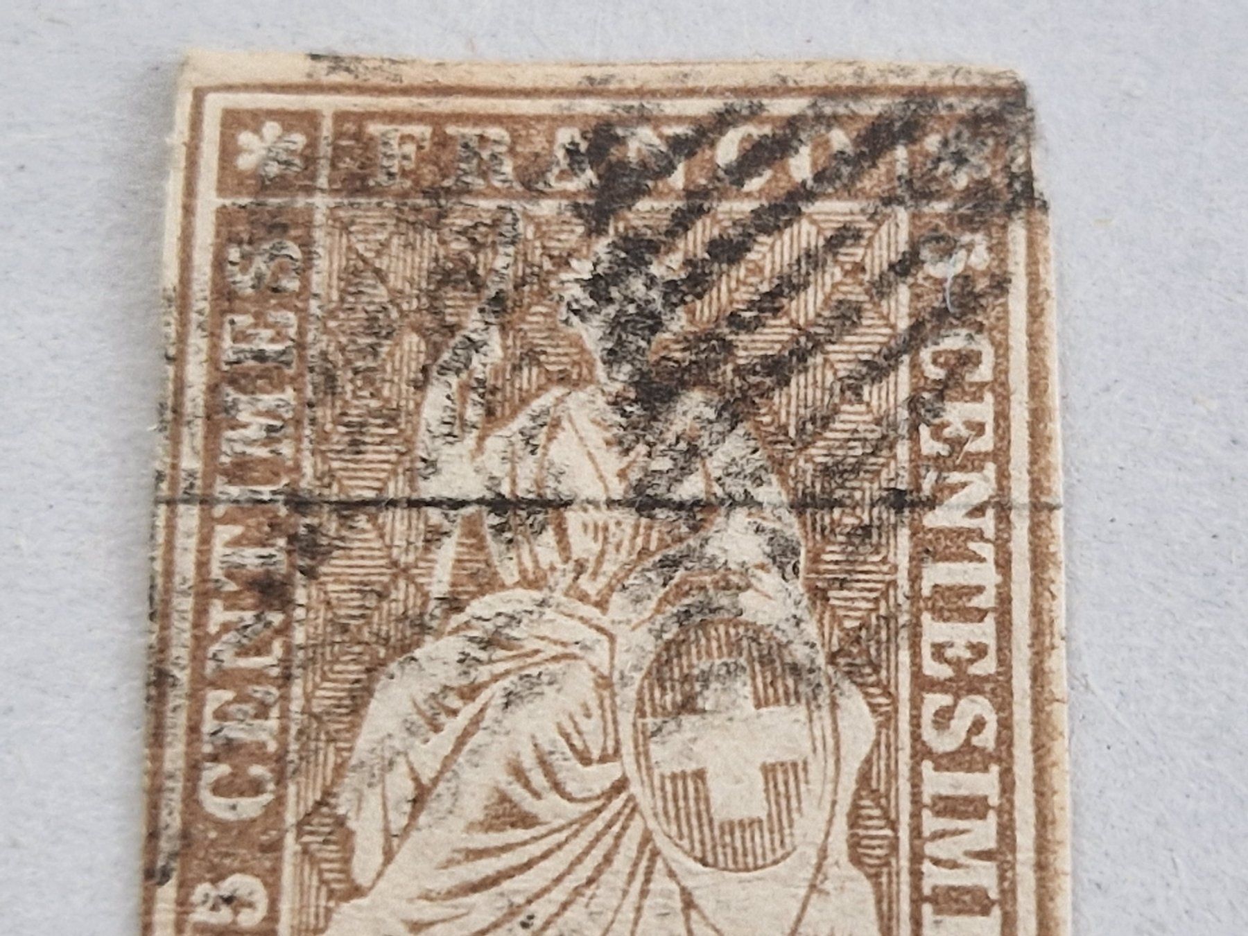Alle Briefmarken: Strubel 22B signiert, ab 1.- – Gebraucht aus Burgdorf von Glossy01 1