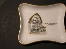 SCHALE HOTEL SCHWEIZERHOF ANDERMATT UM 1950, LANGENTHAL