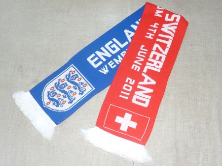 Schweiz vs. England Nati Schal! 4 Juni 2011 Wembley Stadium