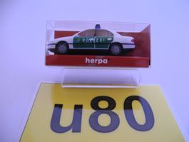 Herpa 042345 Opel Omega Limousine, "Polizei" ,1/87, Nr. u80
