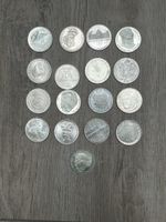 17 Gedenkmünzen BRD à 5 DM