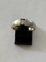 Silberring 925 mit Zirkonia, elegant, frisches Design
