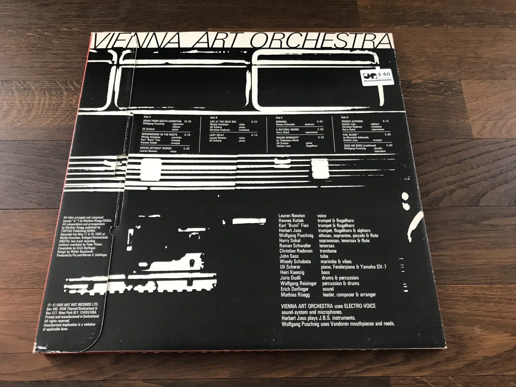 Dischi in vinile: VIENNA ART ORCHESTRA - Perpetuum Mobile - 2Lp - Hat Hut – Usato da Buchs AG venduto da Archie 1