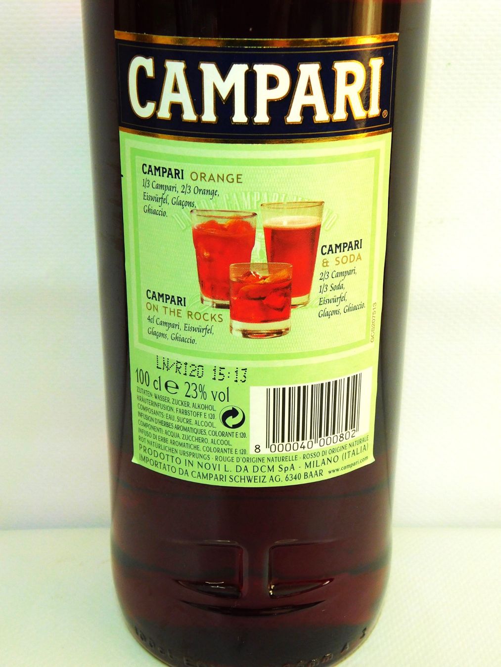 Campari Bevande alcoliche: Vintage Campari 1990s – Nuovo (secondo la descrizione) da Emmenbrücke venduto da Neverlaand-22 3