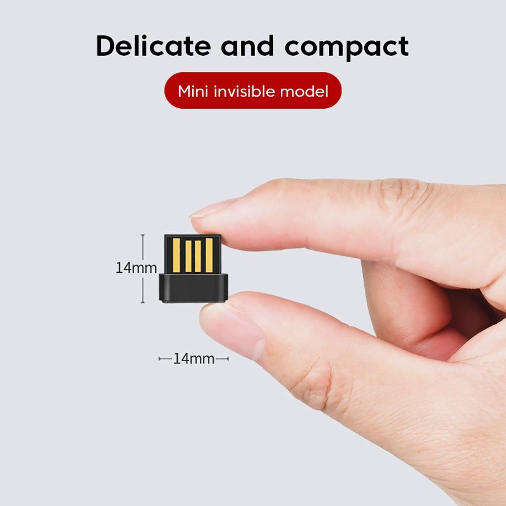 Wlan: mini USB Bluetooth 5.3 Adapter Dongle Receiver Empfänger – Neu und originalverpackt aus Romanshorn von  5