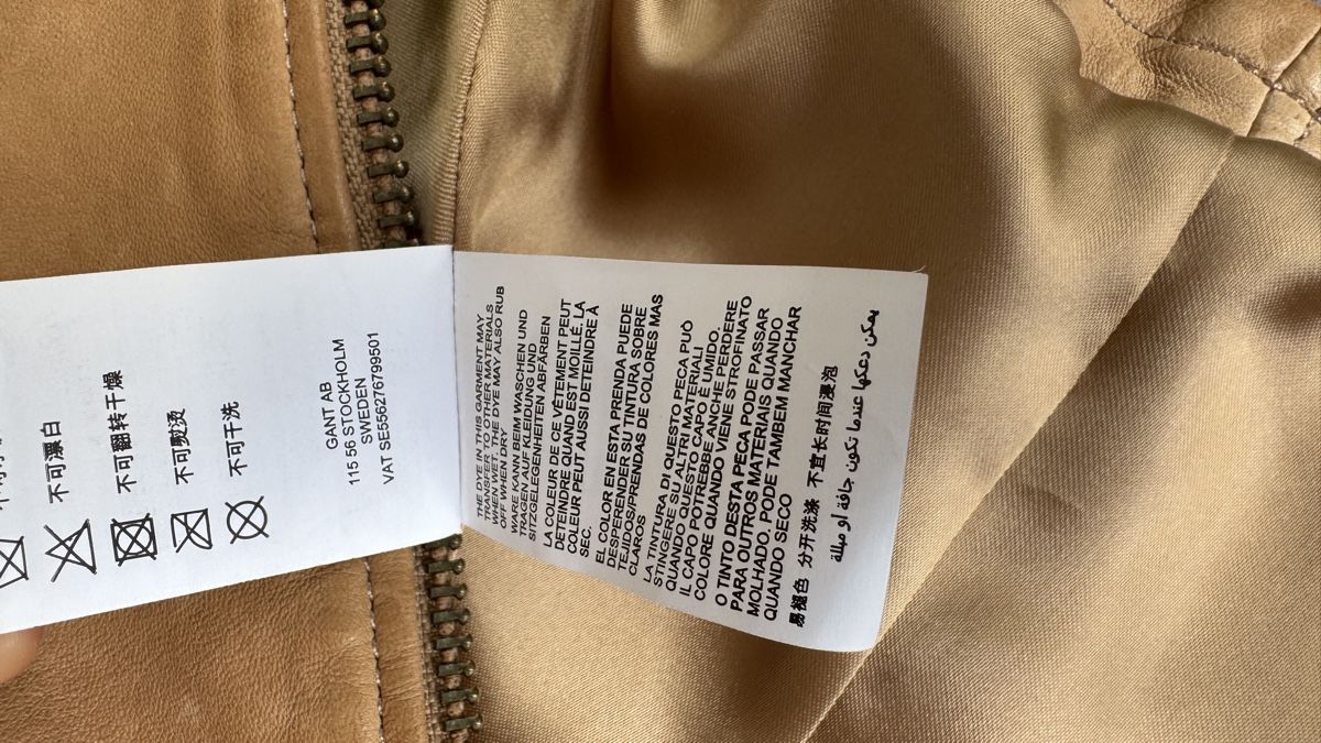 Gant Giacche: Gant Rugger Biker Leder Jacke, Gr. S – Nuovo (secondo la descrizione) da Maschwanden venduto da yaster 6