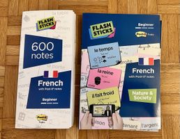 Learn French - 600 Post-it Vocabulary Notes