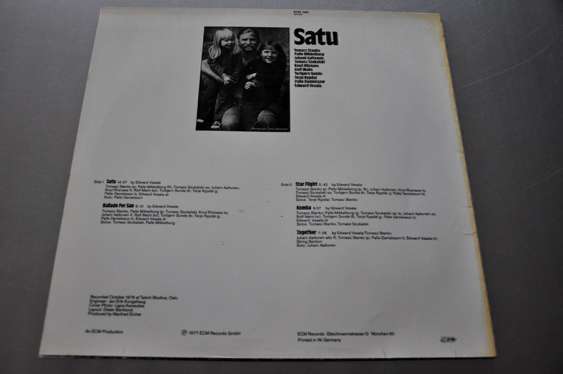 Dischi in vinile: ECM 1088 - EDWARD VESALA - SATU – Usato da Sion venduto da jaipur1401 1