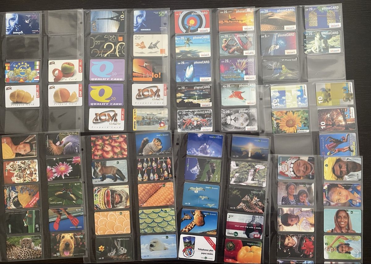 Schede telefoniche: Lot cartes téléphonique  – Usato da Lausanne venduto da babacard10 5