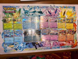 Pokemon Prismatic Evolution Eevee Entwicklung 16Stück neu nm