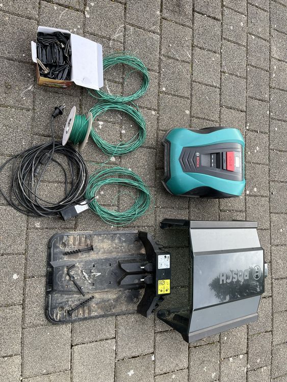Genisys Erweiterungs-Set M+ Für Bosch Mähroboter – 50m Kabel, 50 Haken, 6 Verbinder