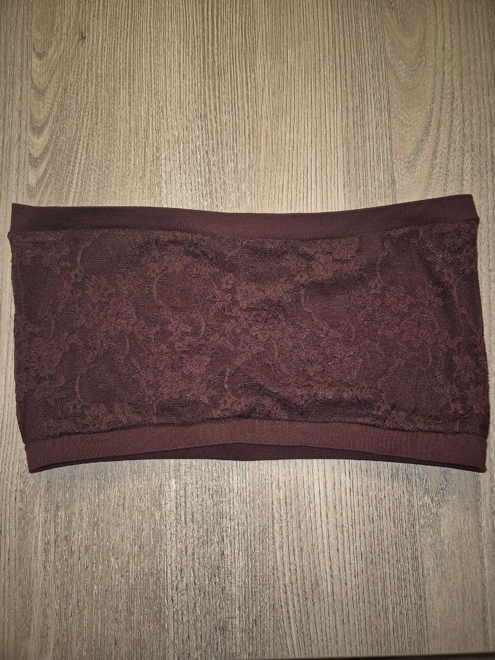 Tops: Bordeaux Spitzen Bandeau Top, Grösse S, – Neu (gemäss Beschreibung) aus Zürich von mit_jz2x