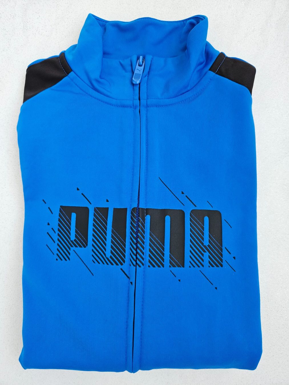 Puma Jacken & Mäntel: Puma Trainingsjacke, Grösse 164, Blau/Schwarz – Neu (gemäss Beschreibung) aus Oftringen von Mrg3 1