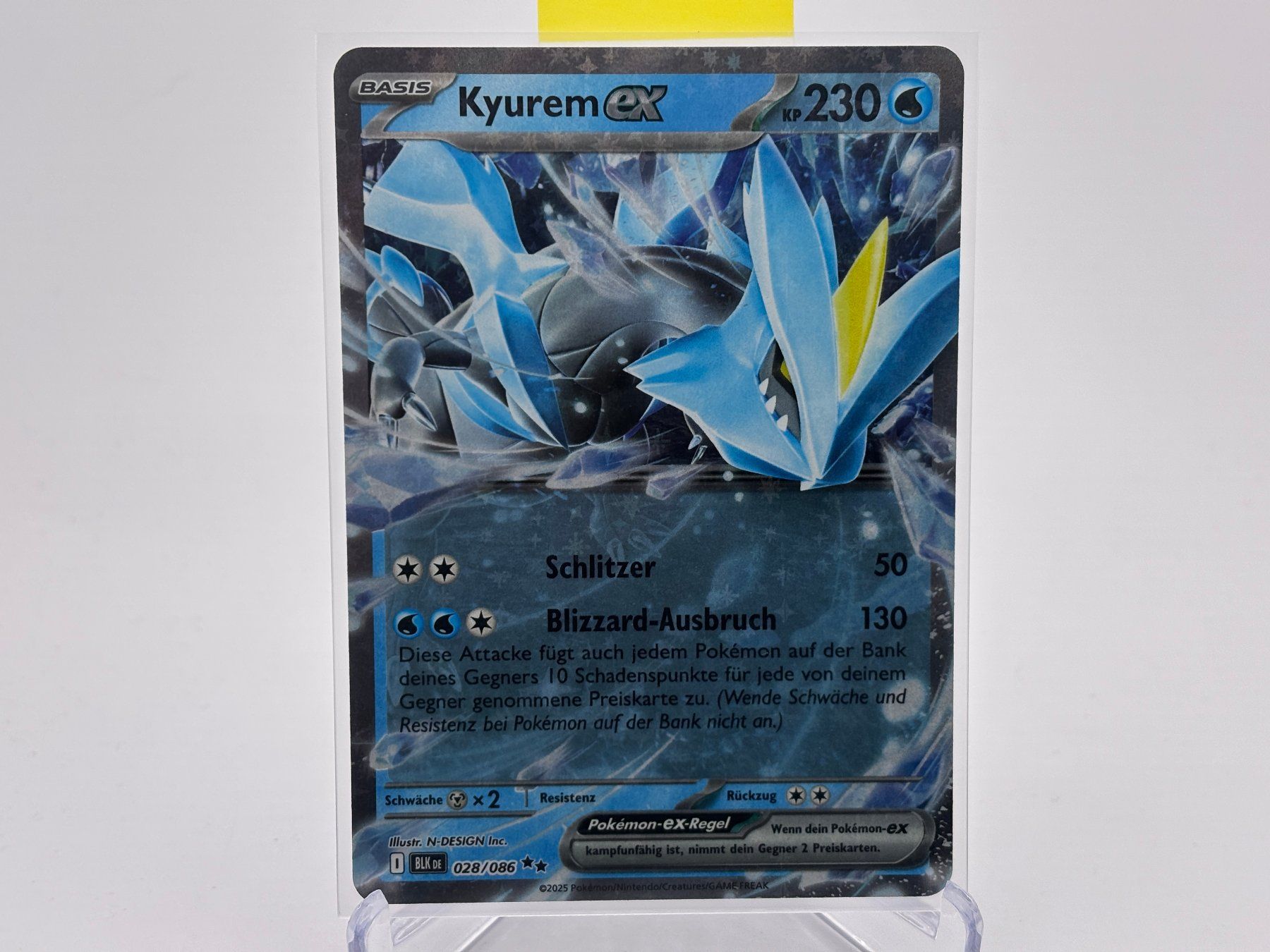 Pokémon Sammelbilder & Trading cards: Schwarze Blitze - Kyurem ex  (BLK 28) - DE – Neu (gemäss Beschreibung) aus Allschwil von Bullach