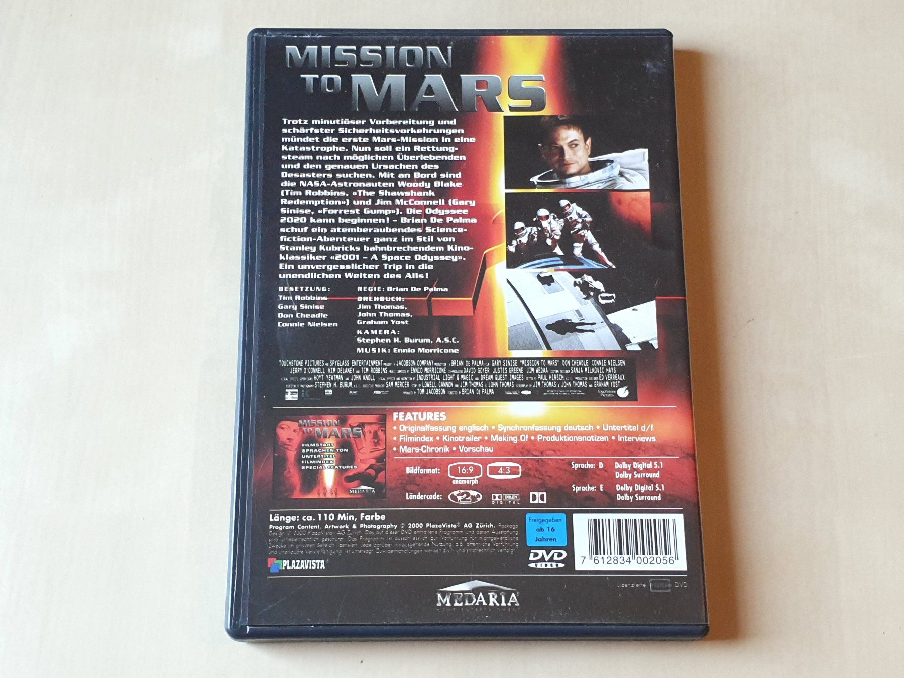 Tutti i DVDs: Mission to Mars – Usato da Stansstad venduto da collectorsshop 1