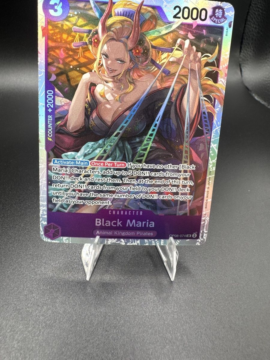 Bandai Sammelbilder & Trading cards: Black Maria OP08 074 NM – Neu (gemäss Beschreibung) aus Solduno von OPHunters