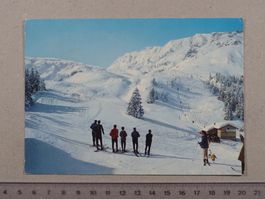 Wangs Pizol, 1963, Ski, Skilift, Blick auf "Graue Hörner"
