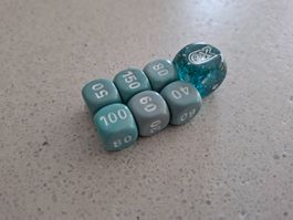 Set of Pokèmon dices - blue