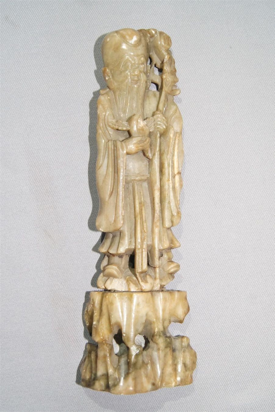 Statuette: Specksteinfigur eines Bettelmönchs – Usato da Geroldswil venduto da ARTEFACTO 1