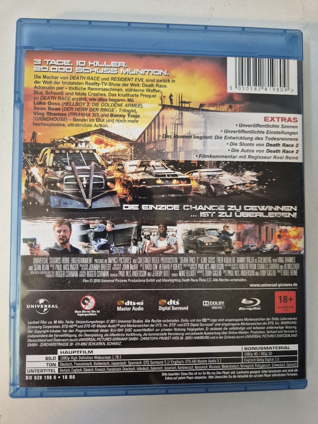 Tutti i DVDs: Death Race 2 Blu-Ray – Usato da Lindau venduto da Hammy0740 1