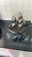 Schiff-Flaschenhalter aus Metall, Deko-Objekt, maritime Deko