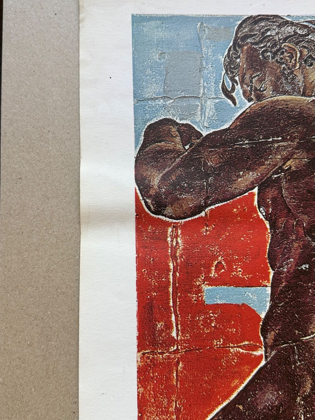 Grafica & Litografie: "lutte" de Flore Morgan-Snell, 1970 – Usato da Lausanne venduto da angel_collections 2