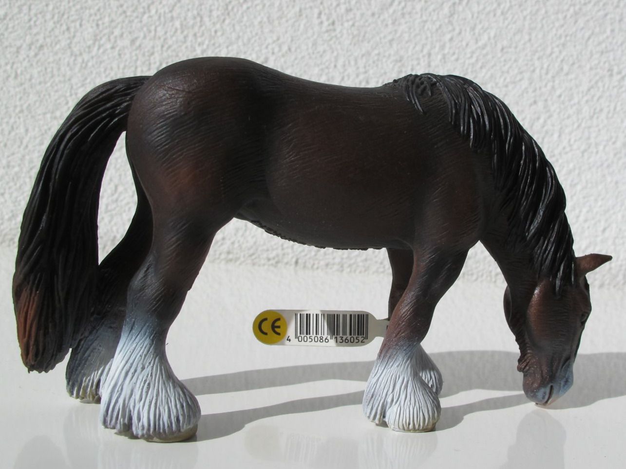 Schleich Statuette: Schleich 13605 Shire Stute, grasend – Usato da Vilters venduto da hedi00 5