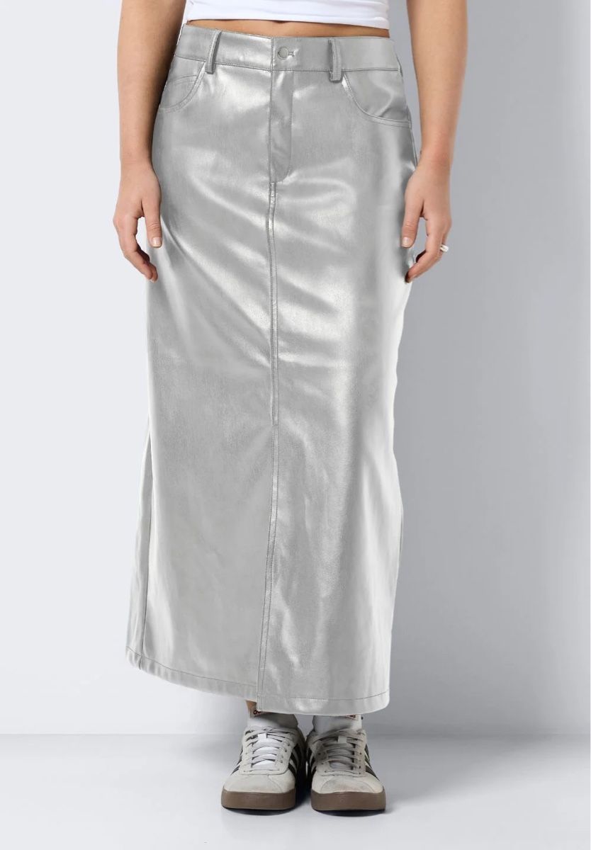Gonne: Noisy May - Maxi skirt - Silver – Nuovo e nell'imballaggio originale da Zürich venduto da luxuryoutlet1 2