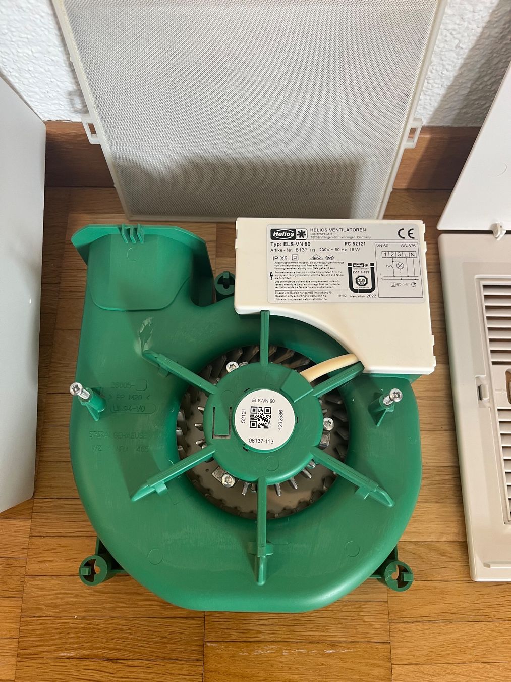 Helios Ventilatoren: Helios Ventilator ELS-VN 60. Lüfter – Gebraucht aus bern von  1
