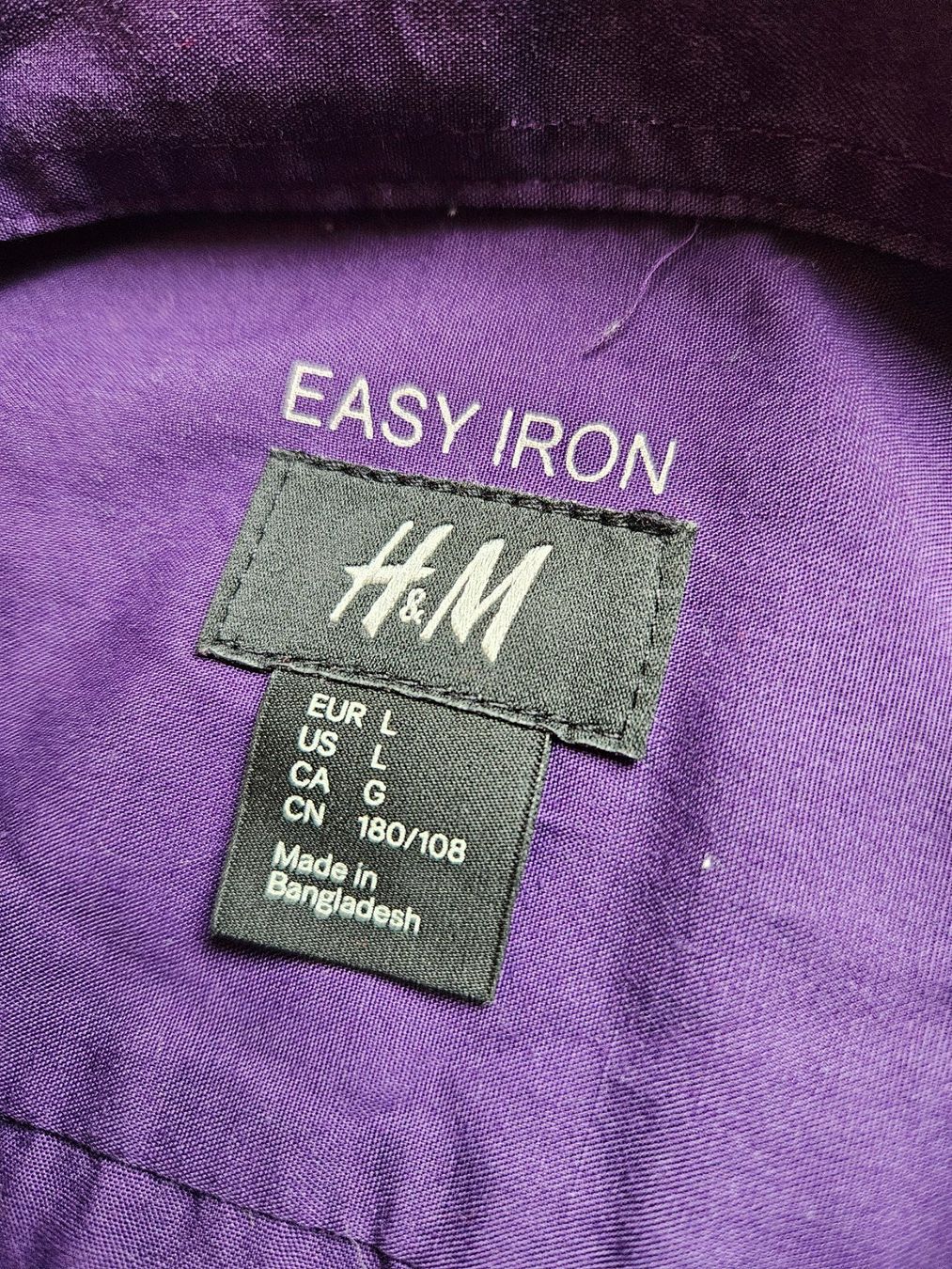 H&M Camicie: Hemd H&M Grösse L Easy Iron – Usato da Hägglingen venduto da United-Village-Trade 3