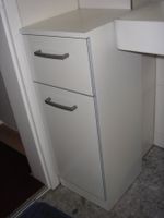 Badschrank weiss mit Schublade und Tür guter Zustand