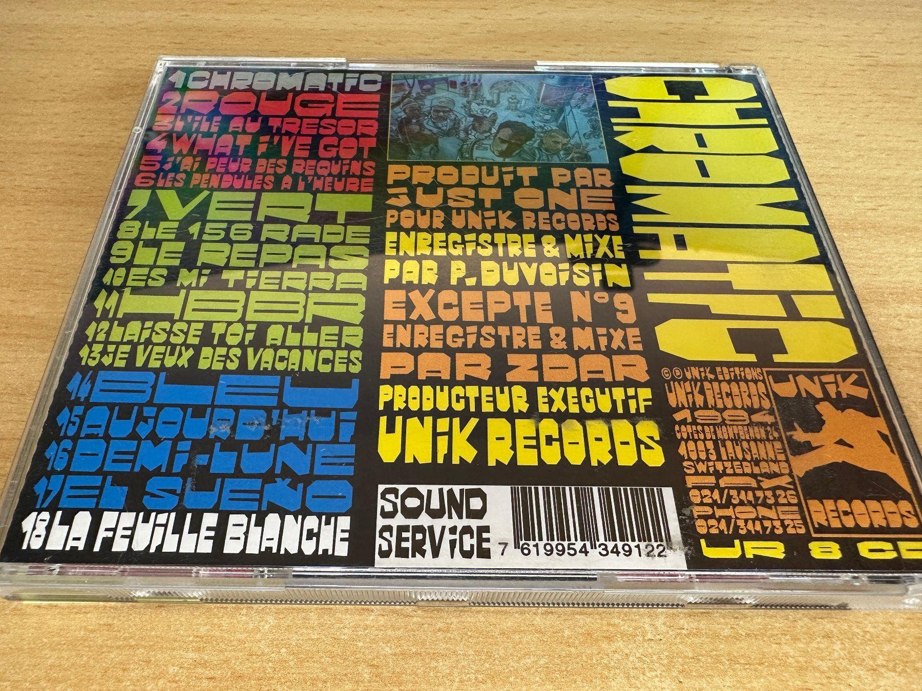 CD: Sens Unik – Chromatic – Usato da Rikon im Tösstal venduto da Alpenmutz 1