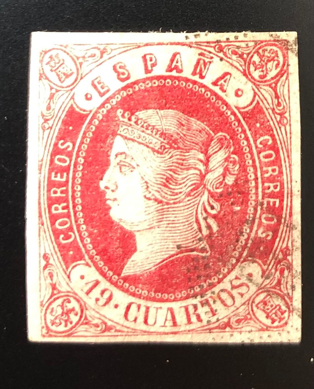 Tutti i francobolli: SPANIEN Königin Isabella II – Usato da Amriswil venduto da carloslo29
