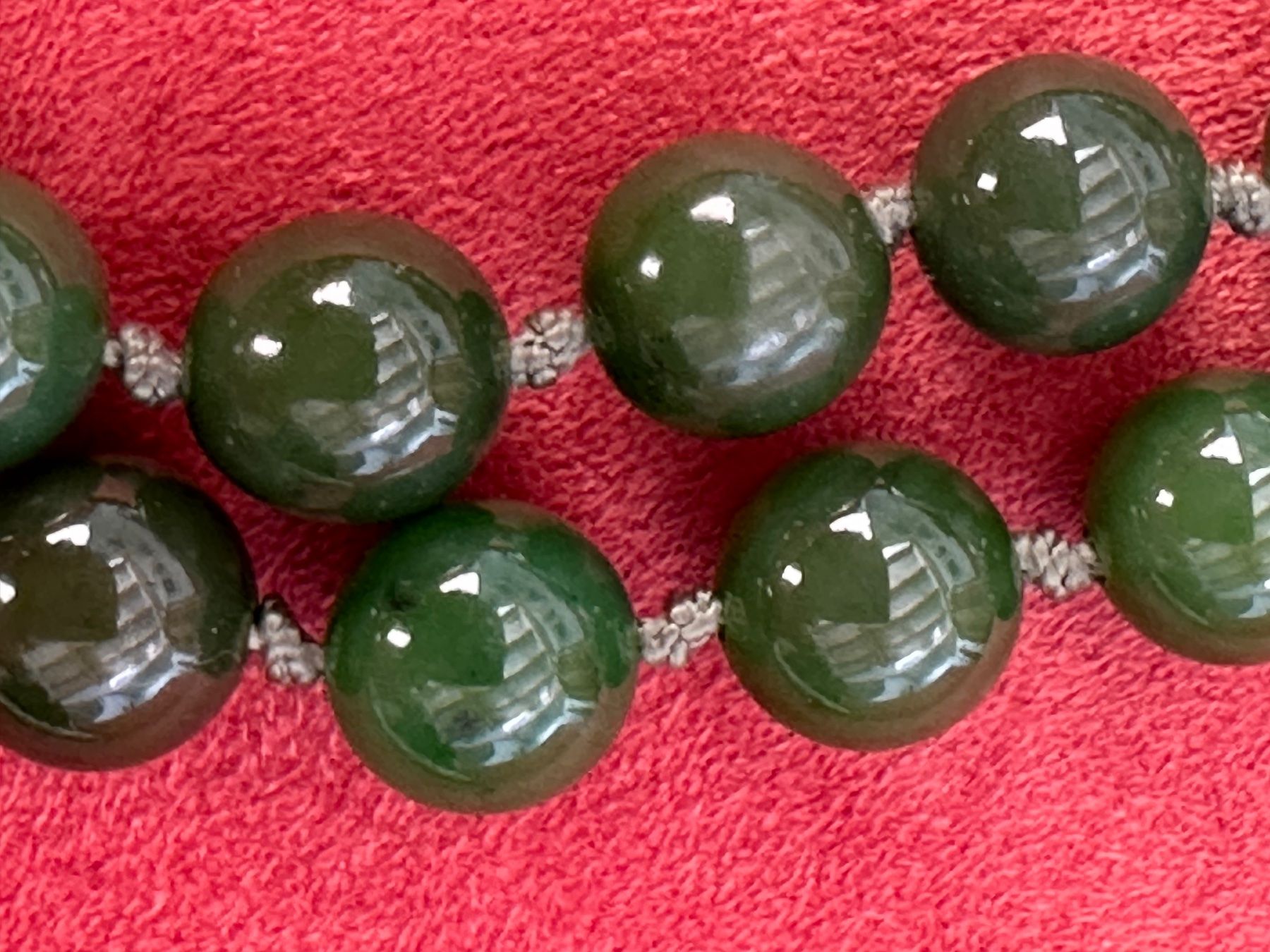 Ketten: Vintage Damen Jade Kugelkette – Gebraucht aus Herbriggen von Sehrazade 2