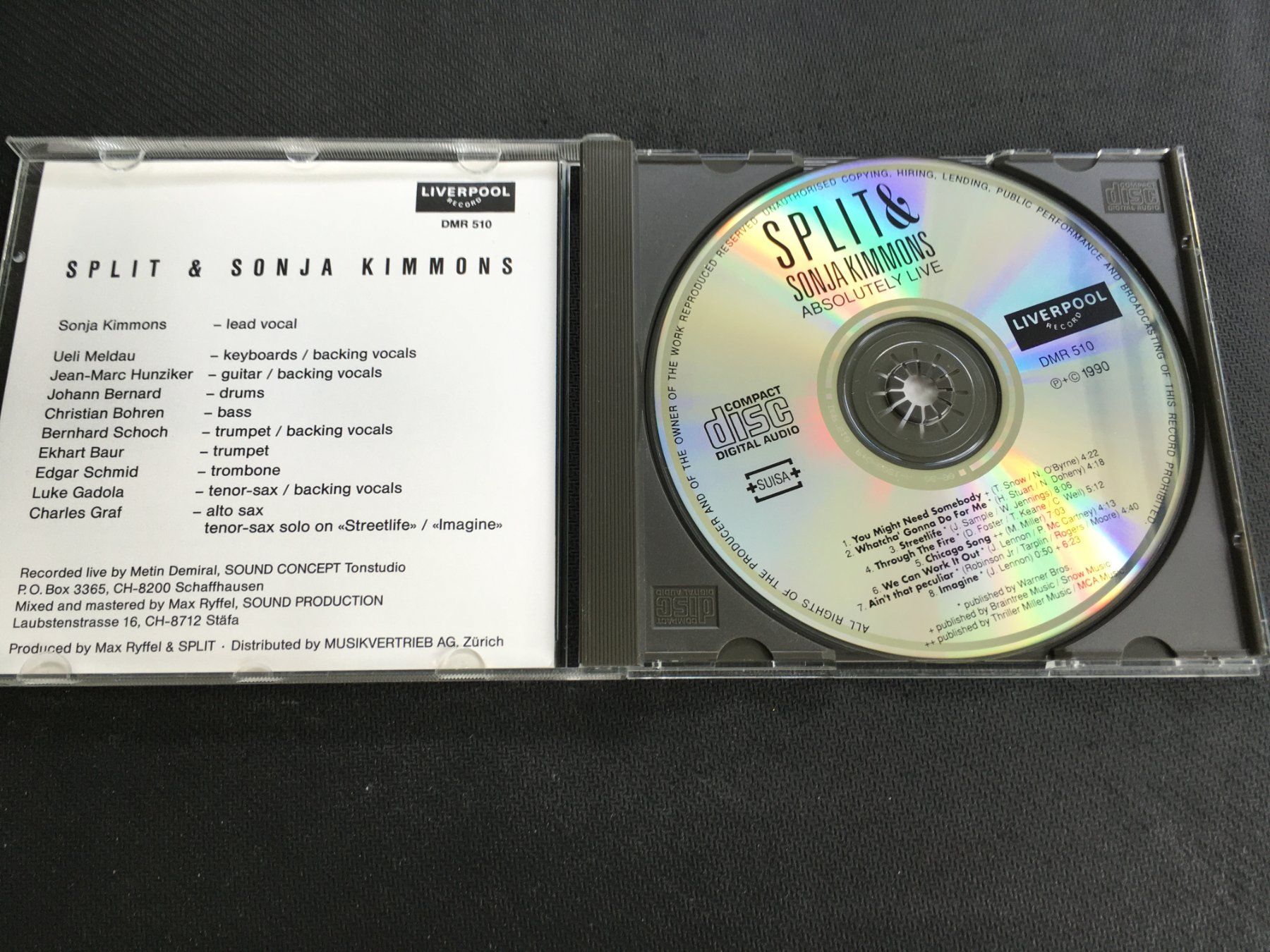CD: Split & Sonja Kimmons - Absolutely Live -CD- – Usato da St.Gallen venduto da MedienJoe 1