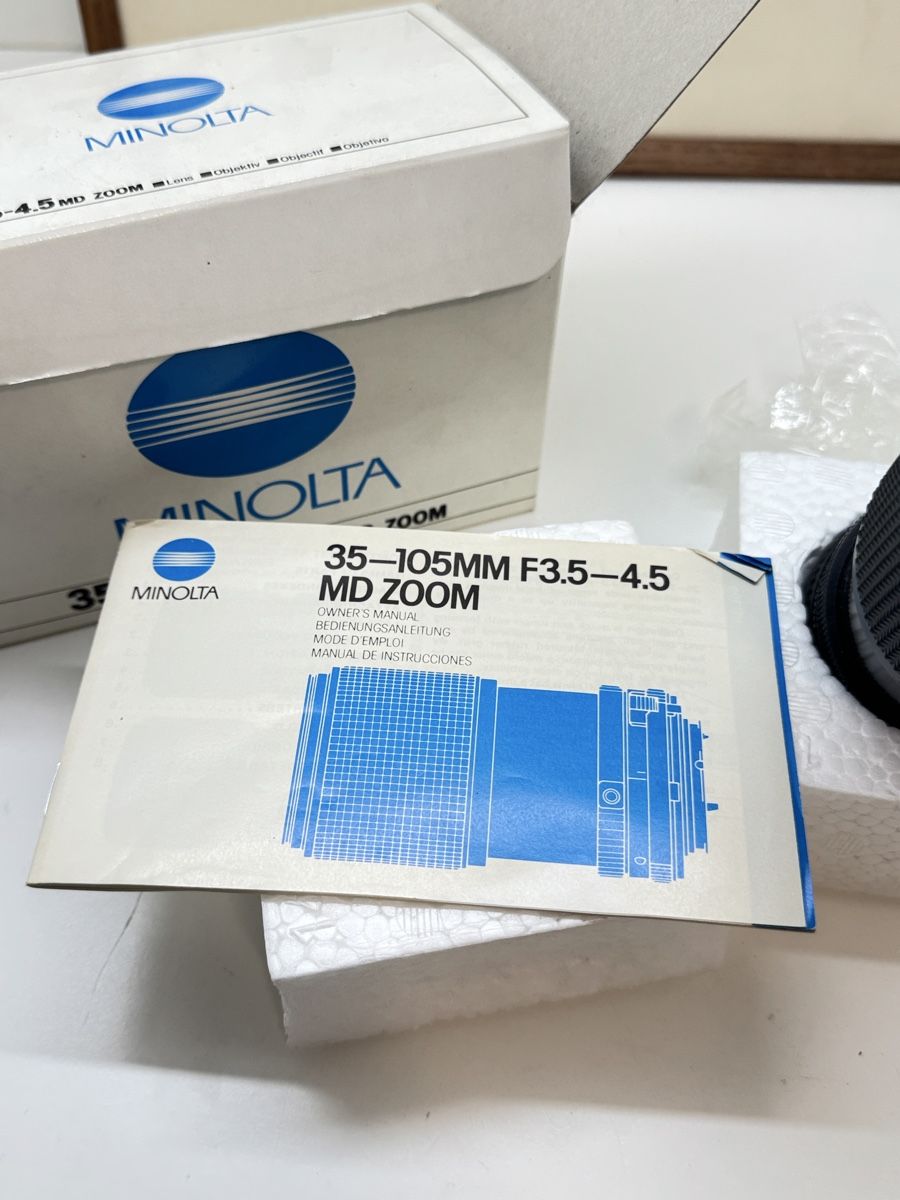 Minolta Objektive: Minolta MD Zoom 35-105mm F3.5-4.5 Objektiv mit Box – Gebraucht aus Schlieren von Eldi84 2