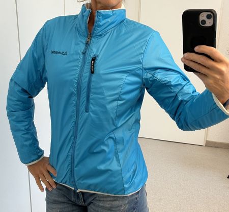 Jacke Schöffel Wendejacke blau und weiss Gr. S