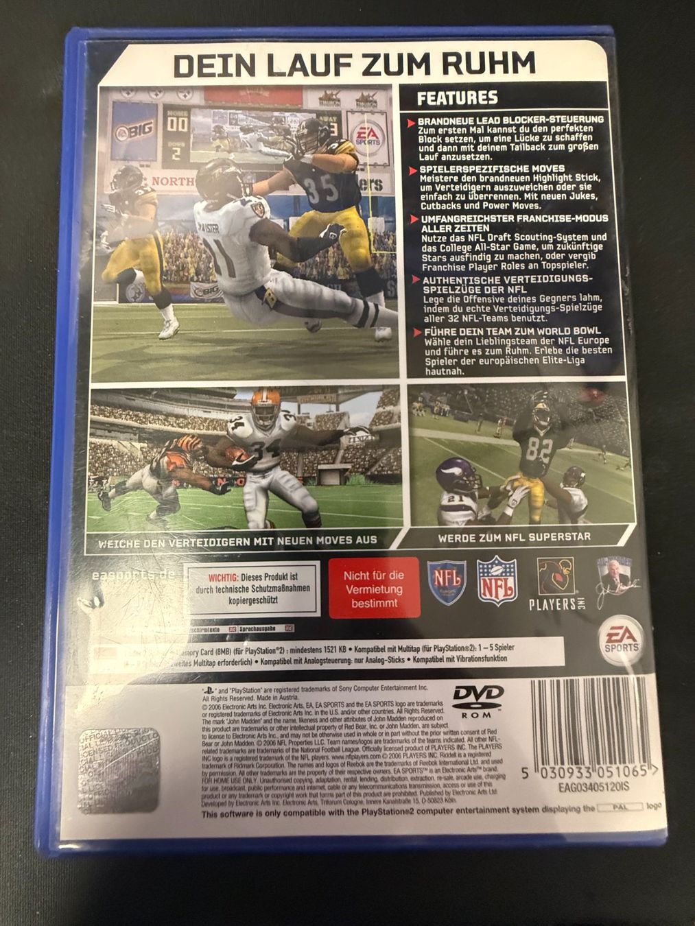 Sony Giochi: Madden NFL 07 - PS2 – Usato da Pont-de-la-Morge venduto da Darfal 2