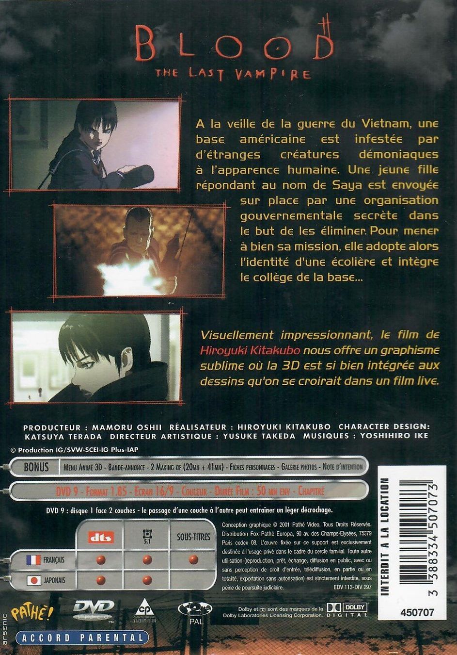 Tous les DVDs: BLOOD - The last Vampire – Neuf (Voir description) à St.Antoni par Leiasolo 1