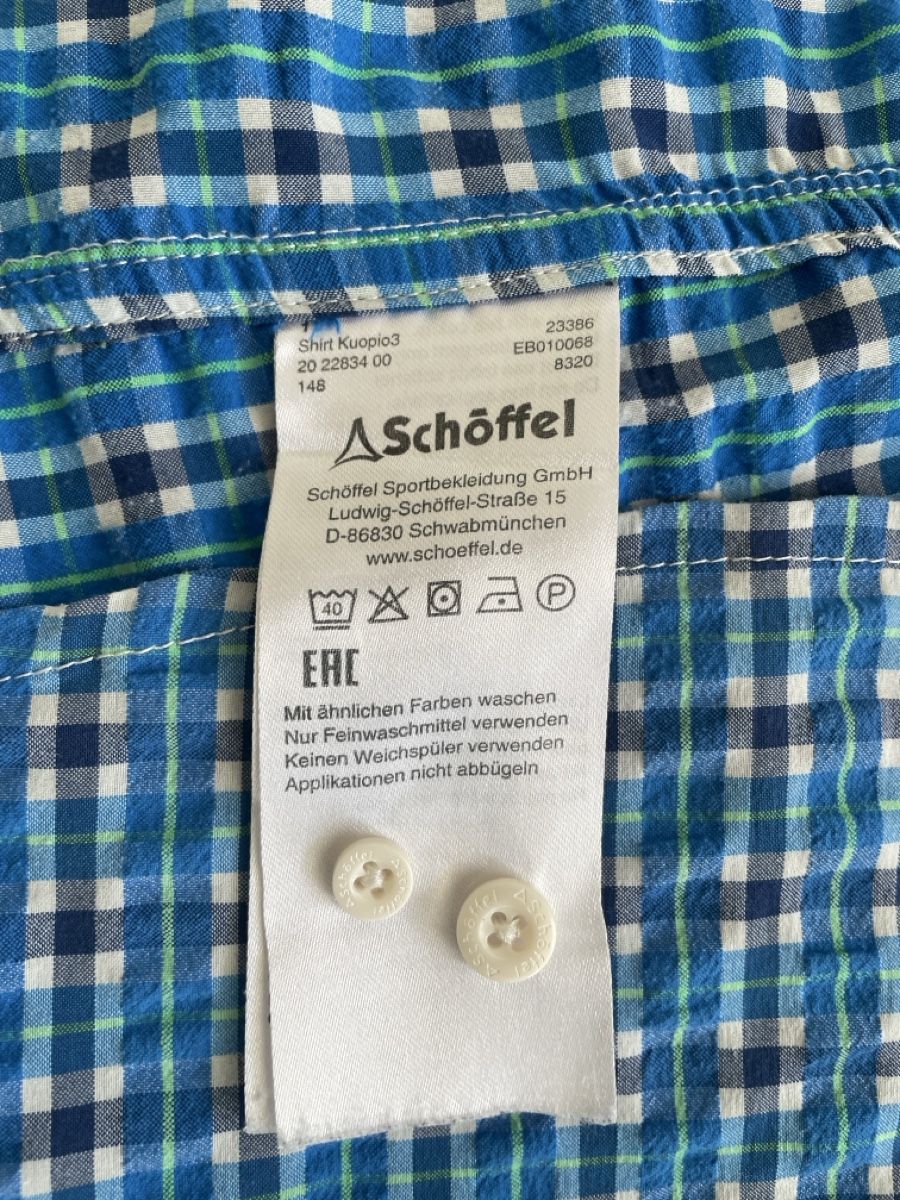Schoeffel Camicie: Wanderhemd Schöffel Herren, Grösse S – Usato da Adligenswil venduto da Treegarden 4