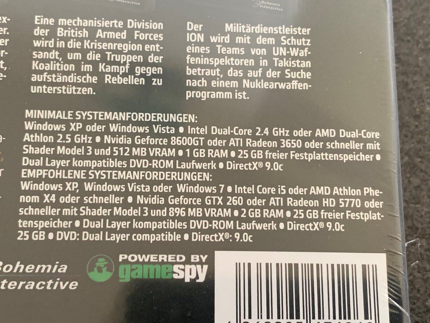 Microsoft Spiele: ARMA X anniverary edition PC-DVD Viedeospiel - Computerspiel – Neu (gemäss Beschreibung) aus Fribourg von tschjoly 3