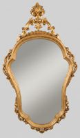 Antiker Wandspiegel Goldrahmen Barock / Rococo – Top Zustand
