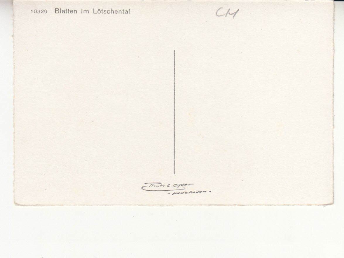 Cartoline postali: Blatten ca. 1950 – Usato da Bürglen TG venduto da StampGraf 1